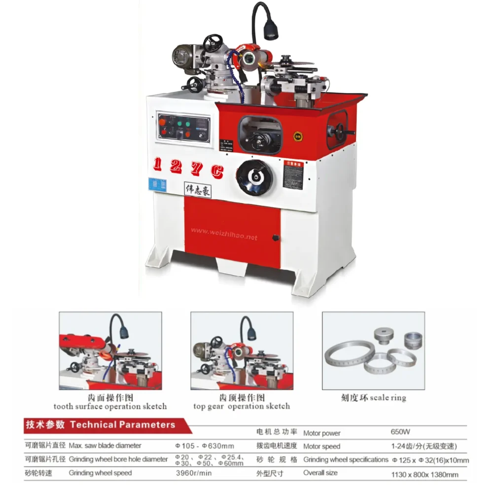MF127C-saw sharpening